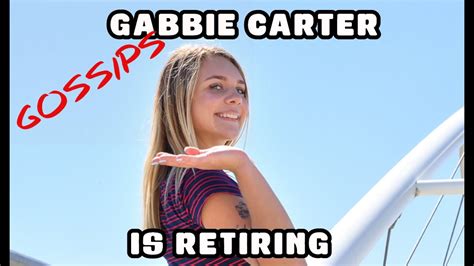 gabbie carter retired|Gabbie carter has officially retired from the porn industry